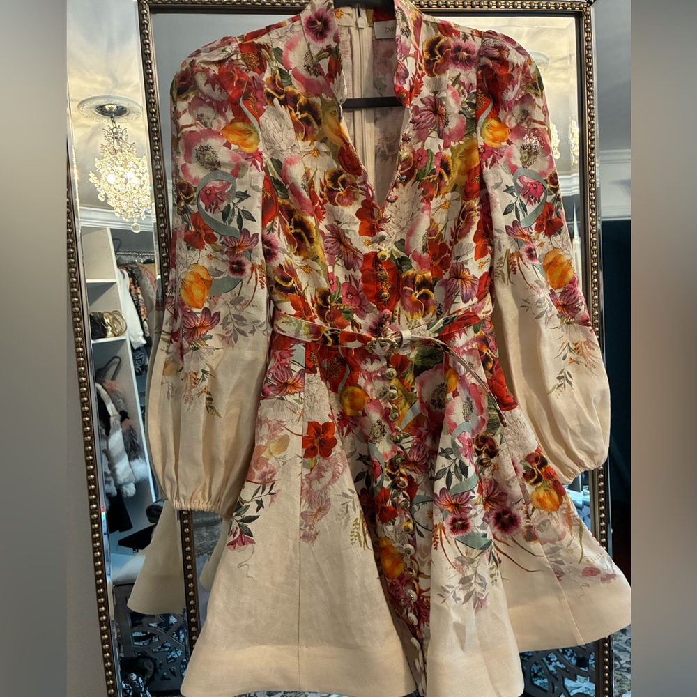 Bianca floral Zimmerman dress